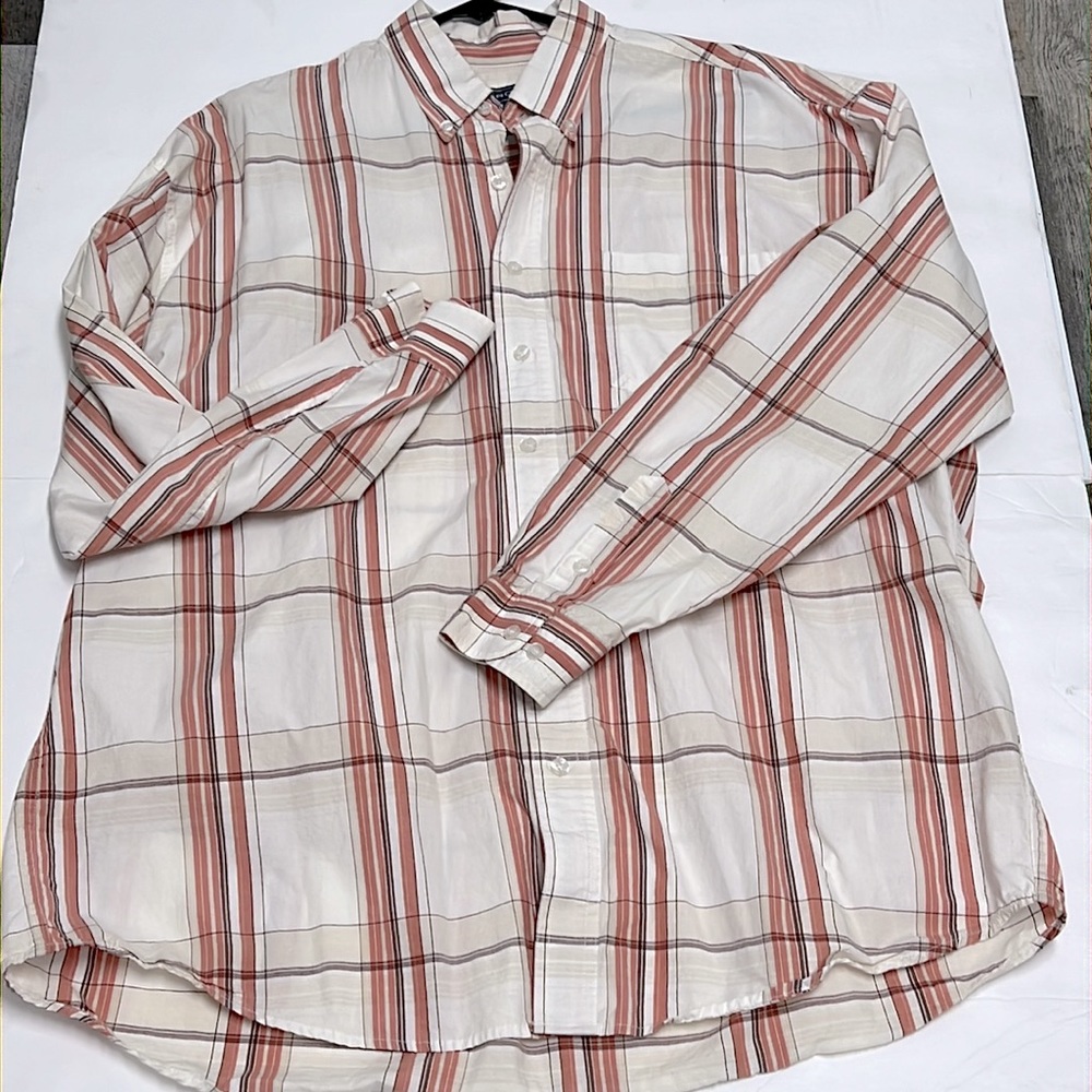Roper Long Sleeve Button Down Plaid Size XL. C4